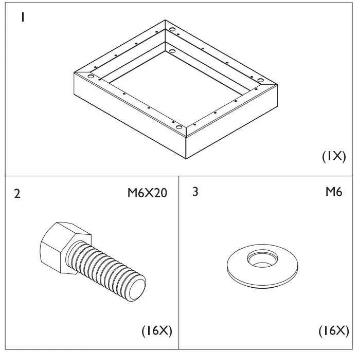 nVent HOFFMAN 87926518 ComLine OSP Plinth Base - Fig
