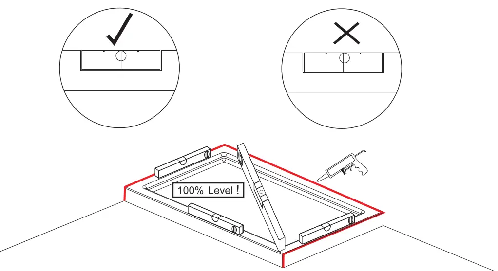 TRITON TN6210 Series Framed Rectangular Sliding Door - Kit 2