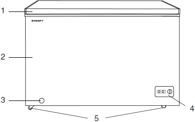 KRAFT BD-W-282QX Chest Freezer 01