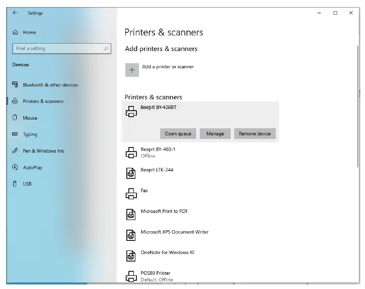BY-426 Thermal Label Printer 12
