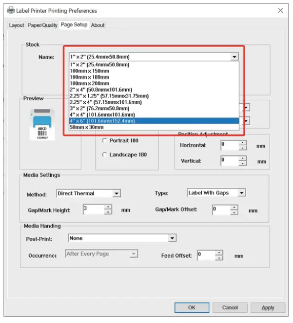 BY-426 Thermal Label Printer 28