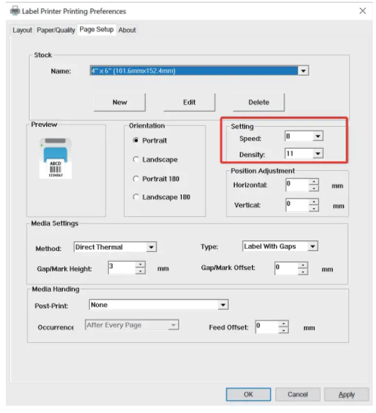 BY-426 Thermal Label Printer 32