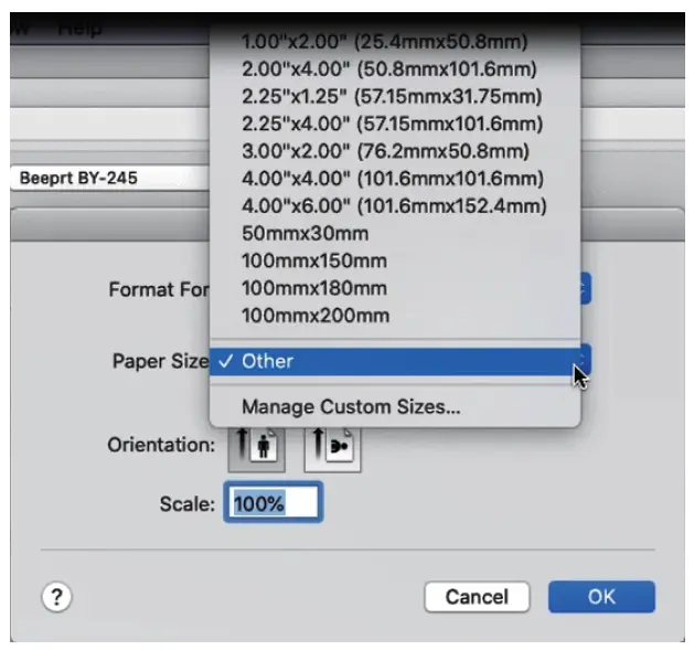 BY-426 Thermal Label Printer 35