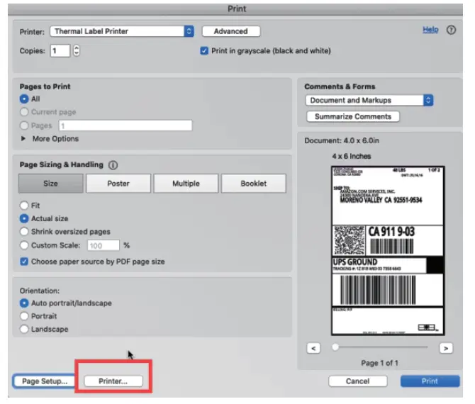 BY-426 Thermal Label Printer 36