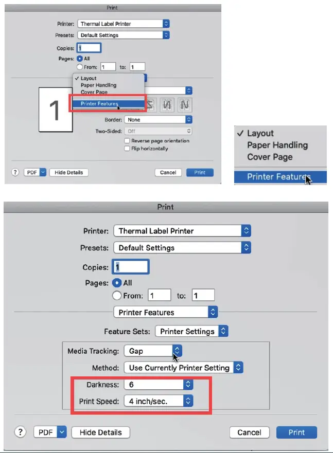 BY-426 Thermal Label Printer 37