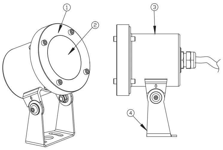 HALCYON EX381 UPS Underwater LED Spot - BOM
