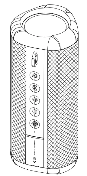 URBAN VITAMIN IPX7 Berkeley Speaker - Logo