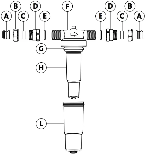 McALPINE SCA STA Scale Defender Starter Plumbing Kit - Parts
