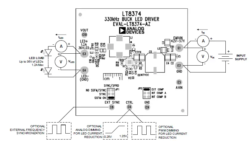 ANALOG-DEVICES-EVAL-LT8374-AZ-60V -Synchronous-Step-Down-LED-Driver-1