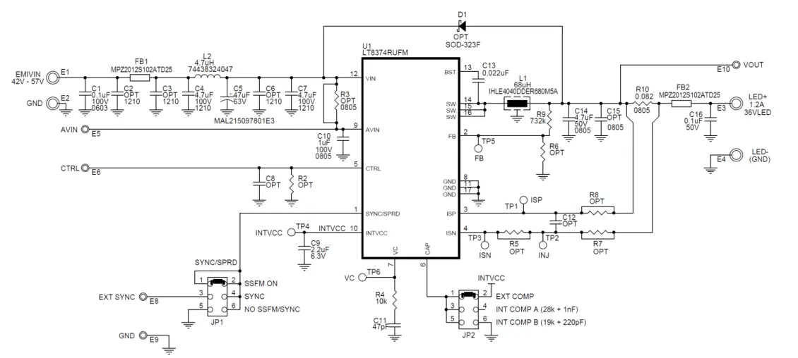ANALOG-DEVICES-EVAL-LT8374-AZ-60V -Synchronous-Step-Down-LED-Driver-4