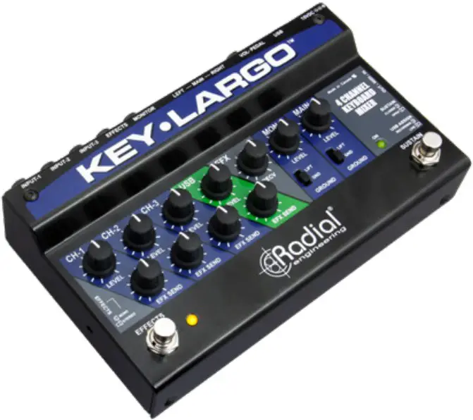 Radial engineering Key-Largo Compact Keyboard Mixer