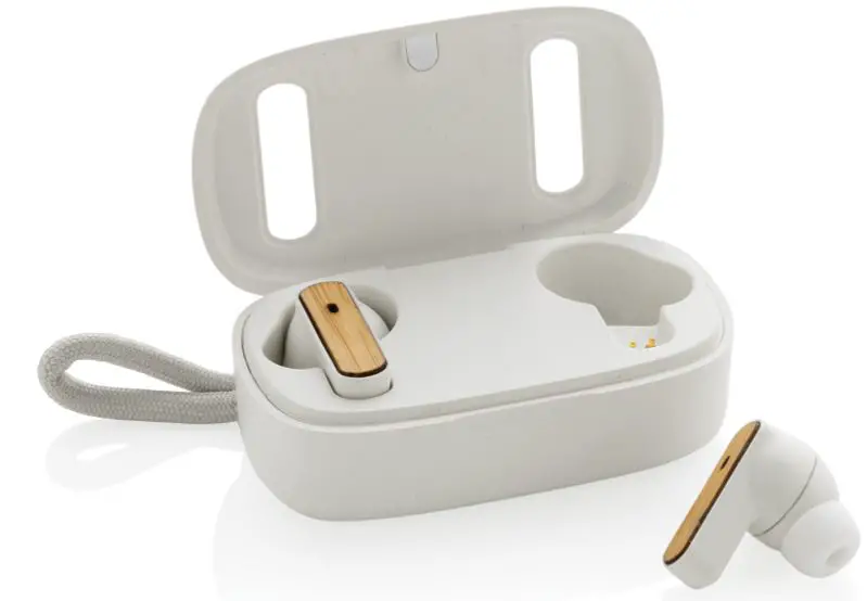 XDCOLLECTION-RCS-Recycled-Plastic-And-FSC-Bamboo-TWS-Earbuds-product