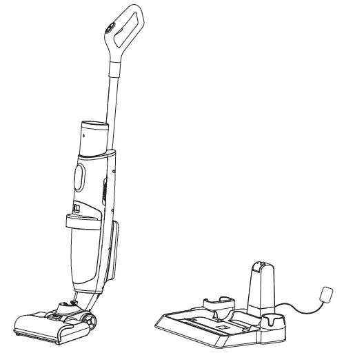 Ecowell B63 QuickClean Cordless Bagless Wet Dry Self Cleaning Vacuum Cleaner 5