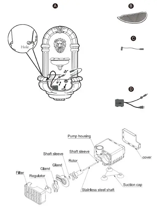 TEAMSON-HOME-201605PT-Peaktop-Lion-Head-Wall-Fountain-with-LED-Light-FIG-3