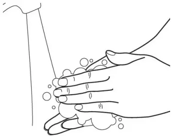 OHC COVID-19 Antigen Self Test - Wash your hands