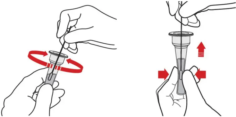 OHC COVID-19 Antigen Self Test - swab taken from the nostril
