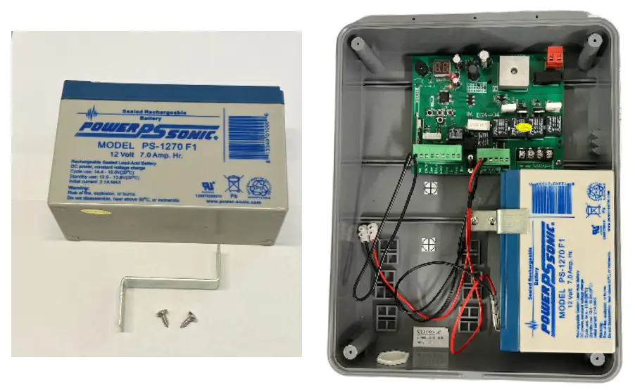Electric Gates E8 500 Swing Gate Opener Wiring Guide - battery