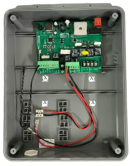 Electric Gates E8 500 Swing Gate Opener Wiring Guide - control board