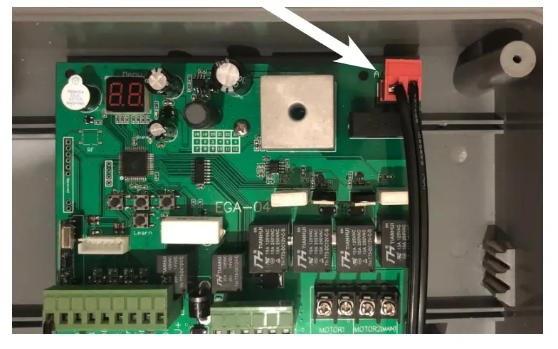 Electric Gates E8 500 Swing Gate Opener Wiring Guide - power