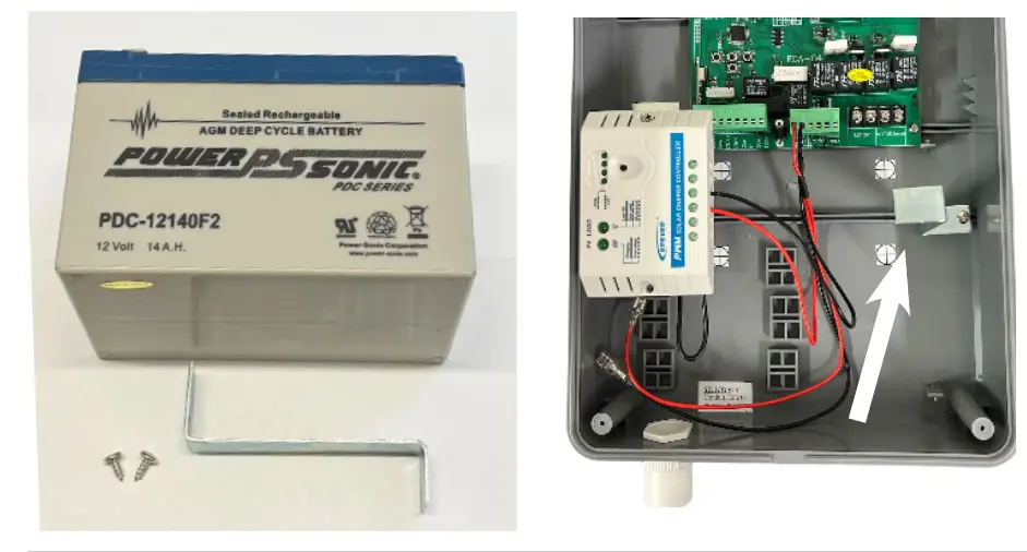 Electric Gates E8 500 Swing Gate Opener Wiring Guide - screws