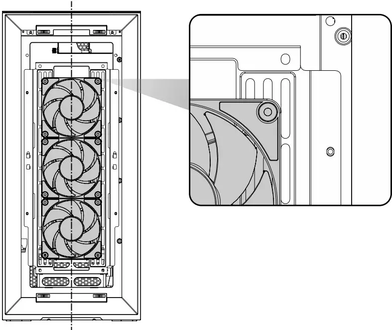 Fans’ installation