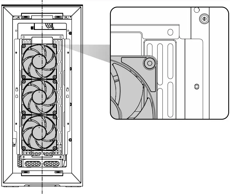 Fans’ installation
