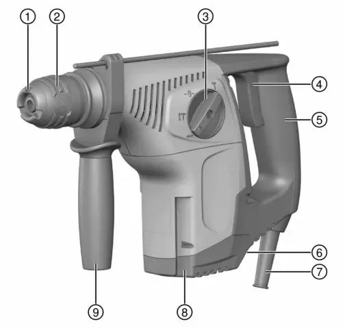 HILTI TE 7 C Rotary Hammer - overview 1