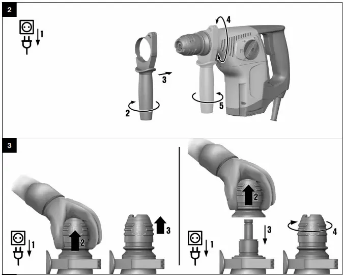 HILTI TE 7 C Rotary Hammer - overview 2