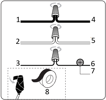 Hukoro F19051-BK 17.6 Inch 1-Light Modern Outdoor Wall Light 2a