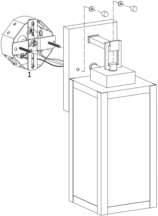Hukoro F19051-BK 17.6 Inch 1-Light Modern Outdoor Wall Light 3