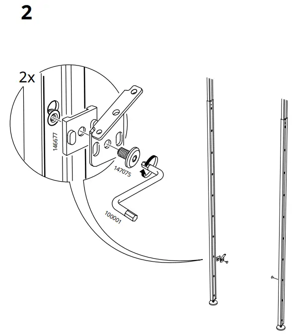 IKEA ELVARLI Shoe Shelf - Assembly 1