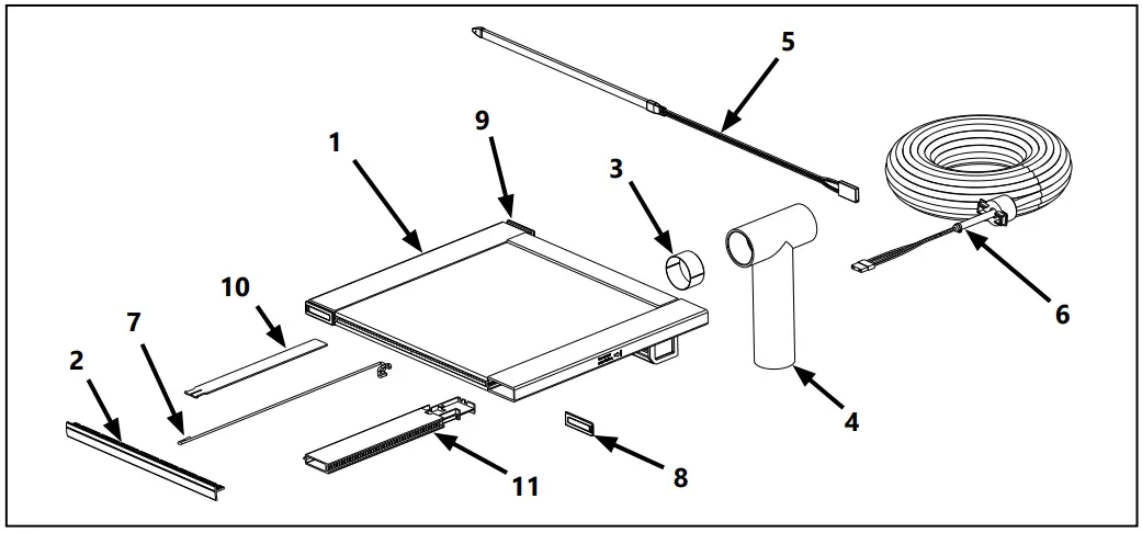 Custom Molded Products 25776 130 120 Brilliant Wonders LED Waterfall 2.0 - PART