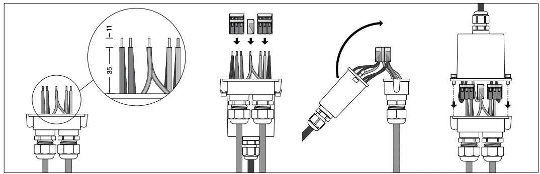 BEGA 24585 Wall Luminaires with Directed Light - Figure