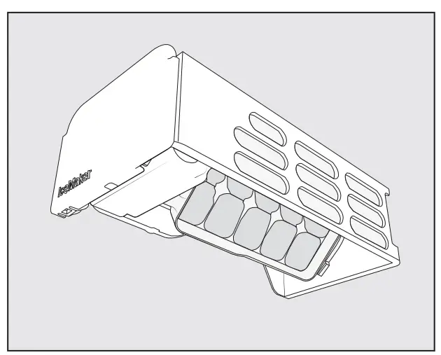 Miele 11 930 740 Bottom Mount Unit - Making ice cubes