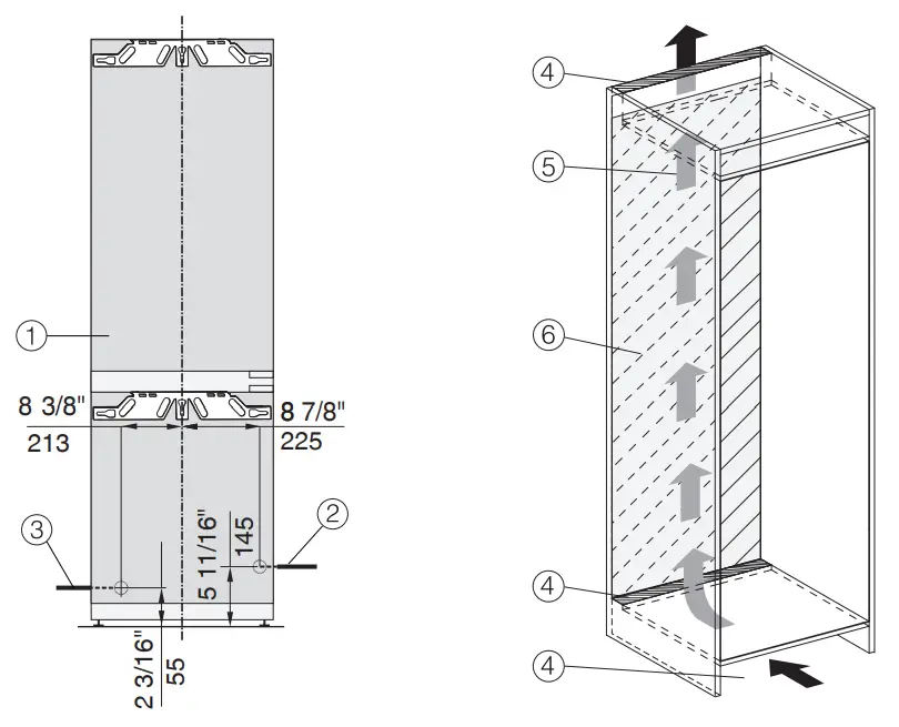 Miele 11 930 740 Bottom Mount Unit - capable1