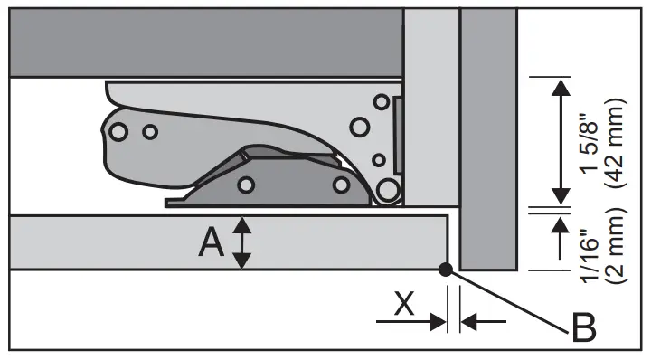 Miele 11 930 740 Bottom Mount Unit - door1