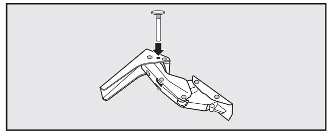 Miele 11 930 740 Bottom Mount Unit - pins