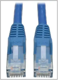 TRIPP LITE N201-015-BL Cat6 Gigabit Snagless Molded Ethernet Cable