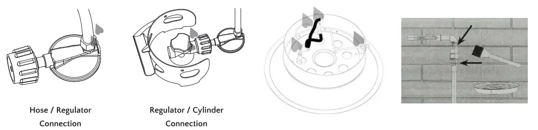 Fire Sense 63692-NG Hedges Round Aluminum Fire Pit - Fig 10