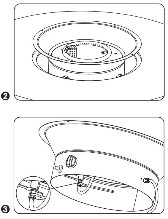 Fire Sense 63692-NG Hedges Round Aluminum Fire Pit - Fig 14