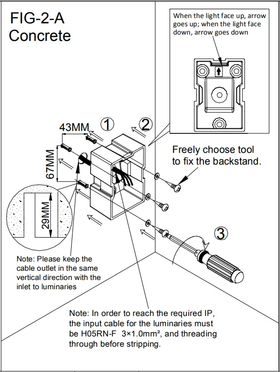 HALCYON EX152 Surface Mount Column Spot One Way Large - FIGURE 3
