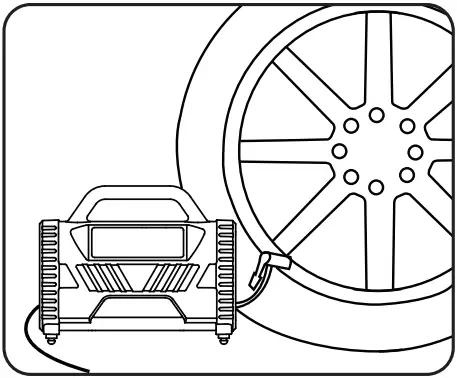 VACLIFE VL738 Tire Inflator - HOW TO USE 7