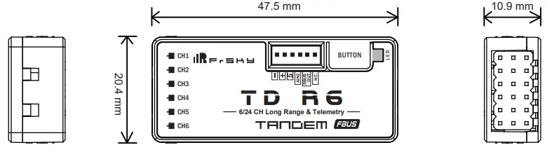 FrSky-TD-R6-Tandem-Dual-Band-Receiver-FIG-1