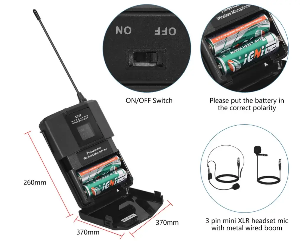 Bodypack Transmitter