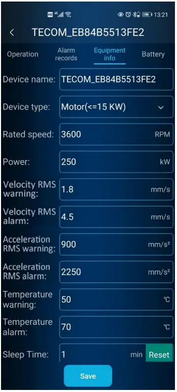 TECOM Dr VB800 App - fig 19