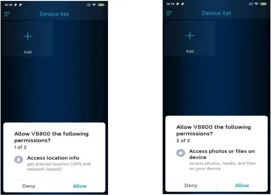 TECOM Dr VB800 App - fig