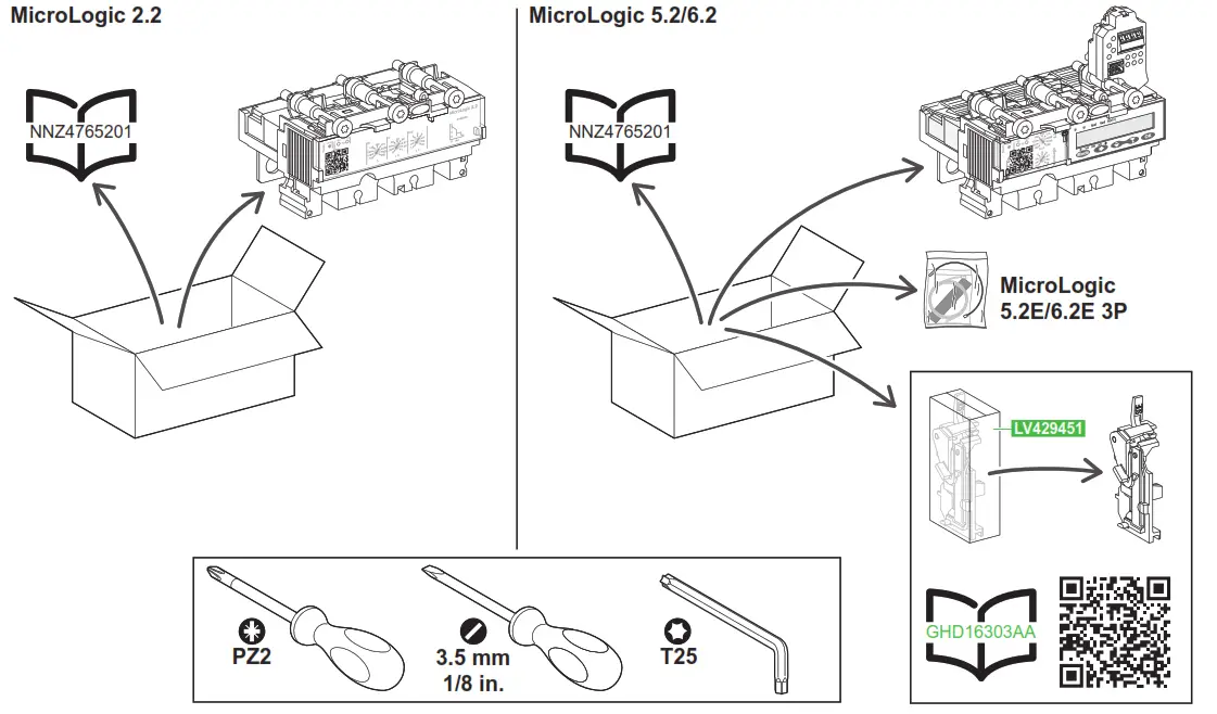 Schneider Electric NSX100 250 ComPacT- fig