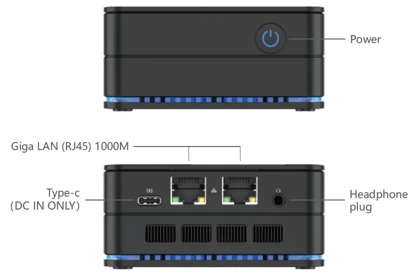 GMK tec NUCBOX7 3.4 Inch Intel Jasper Lake Mini PC 1