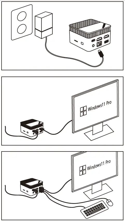 GMK tec NUCBOX7 3.4 Inch Intel Jasper Lake Mini PC 3