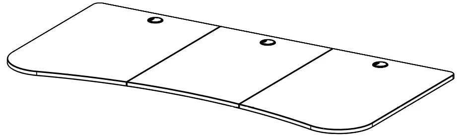 V I V O DESK TOP1B 63x32 Inch Table Top